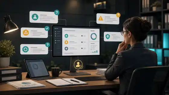 会計事務所のAI活用に関する疑問を整理するイメージ