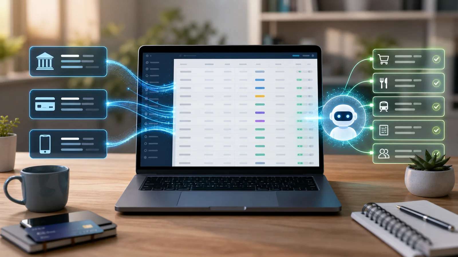 freee会計のAI自動仕訳と明細連携を表す画像