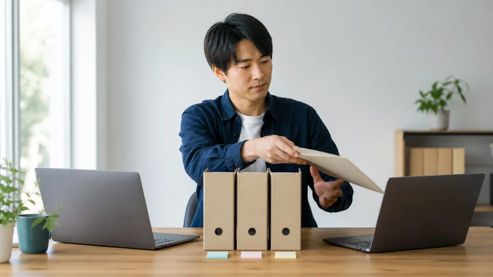個人事業から法人へ会計データを移す準備をする日本の経営者